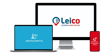infrest Produkte Leico, Baustellenatlas und Baustelleninformationssystem.