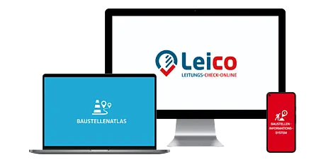 infrest Produkte Leico, Baustellenatlas und Baustelleninformationssystem.